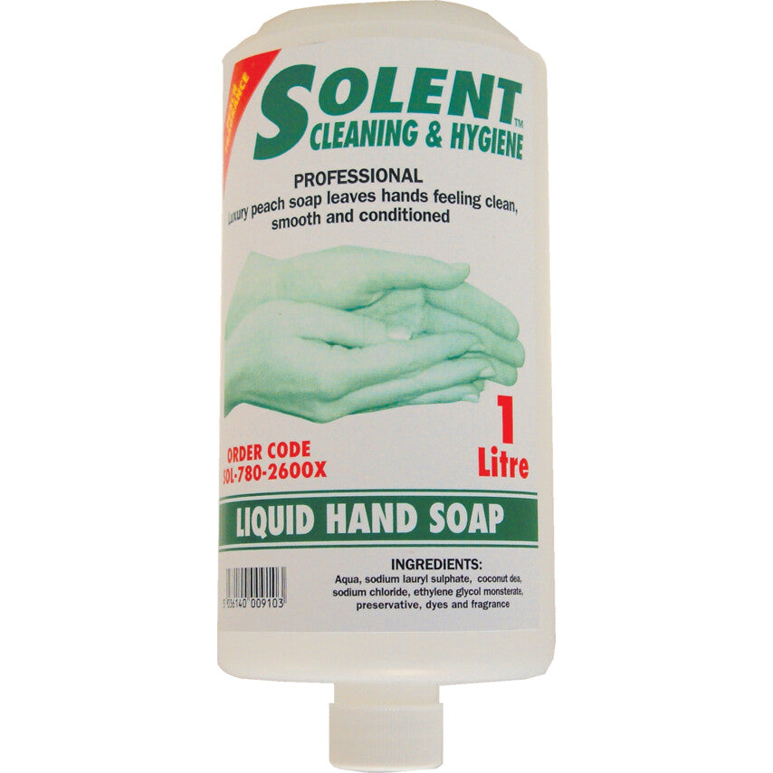 Peach Pearl, Liquid Hand Wash, 1L Refill Cartridge