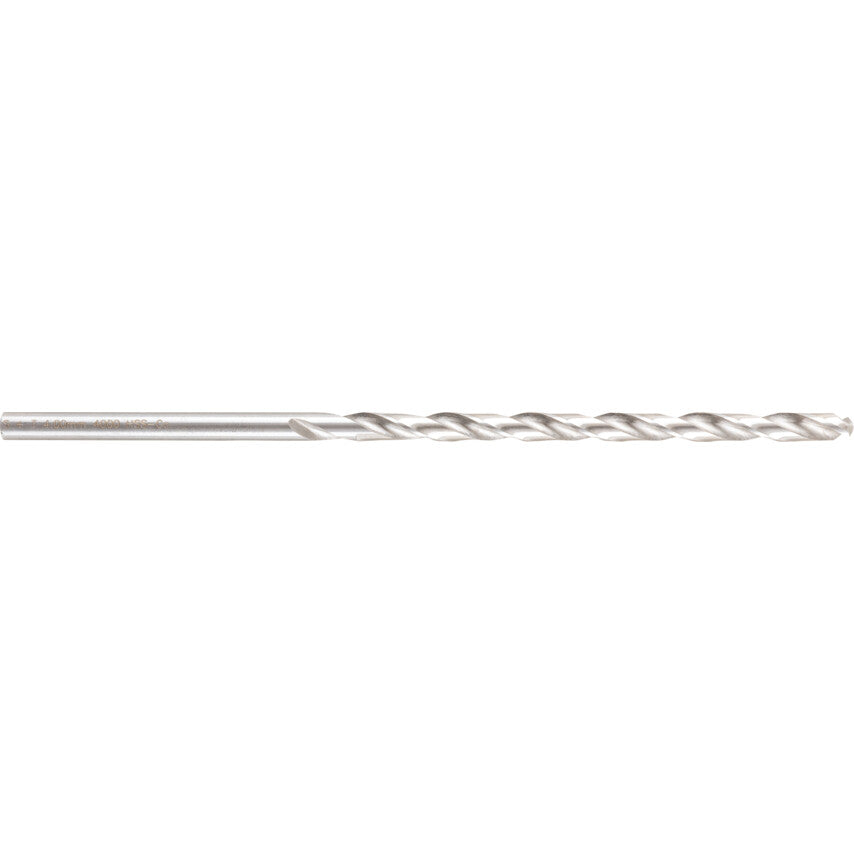 4000, Long Series Drill, 4mm, Long Series, Straight Shank, Cobalt High Speed Steel, Uncoated