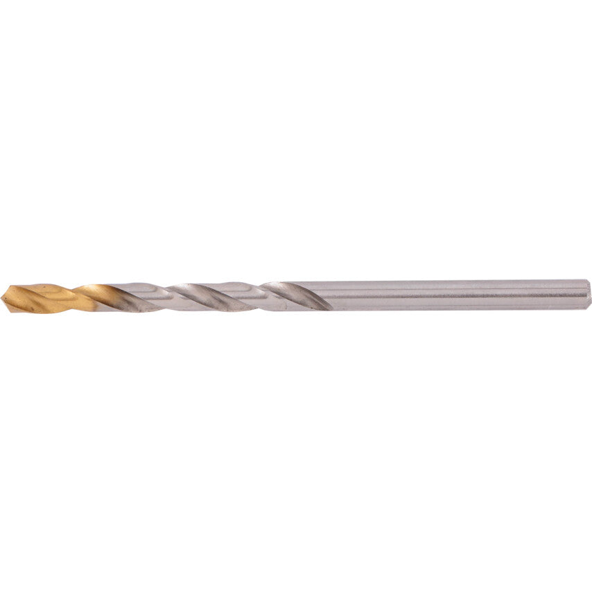 Jobber Drill, 3.6mm, Normal Helix, High Speed Steel, TiN