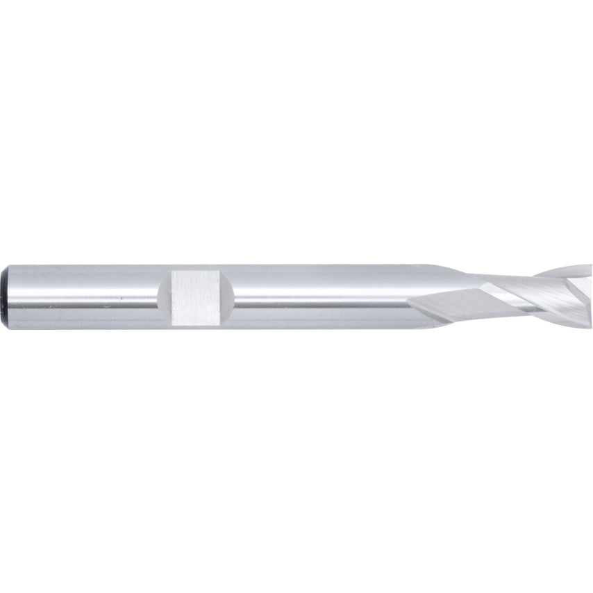 1, Short Series, Slot Drill, 6mm, 2 fl, Weldon Flat, Cobalt High Speed Steel, Uncoated