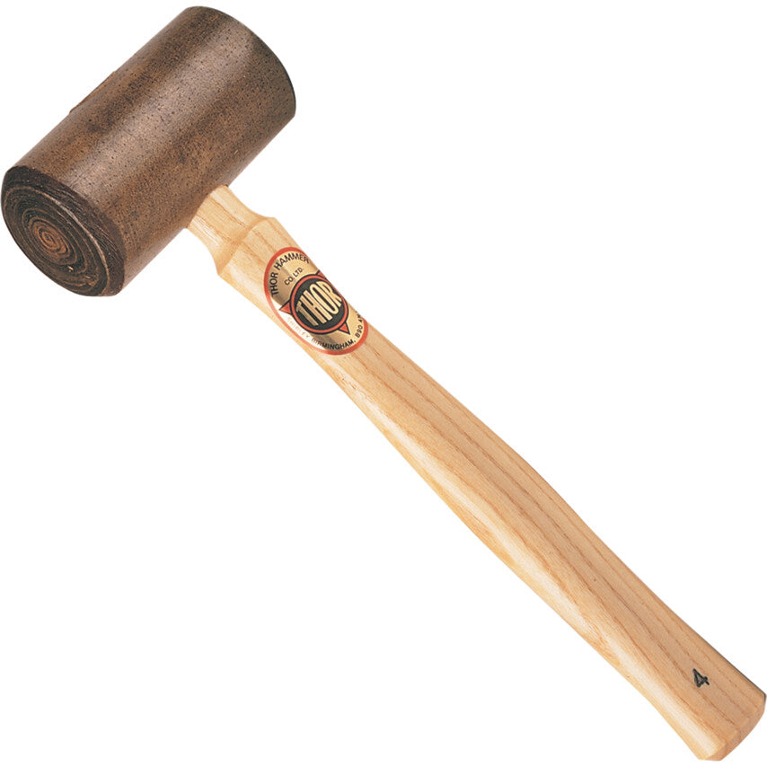 12oz Rawhide Mallet, Wood Shaft