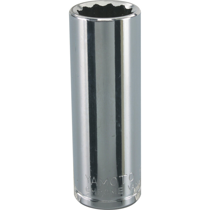 3/8in. Drive, Deep Bi-Hexagon Socket, 3/4in. AF, Polished Finish