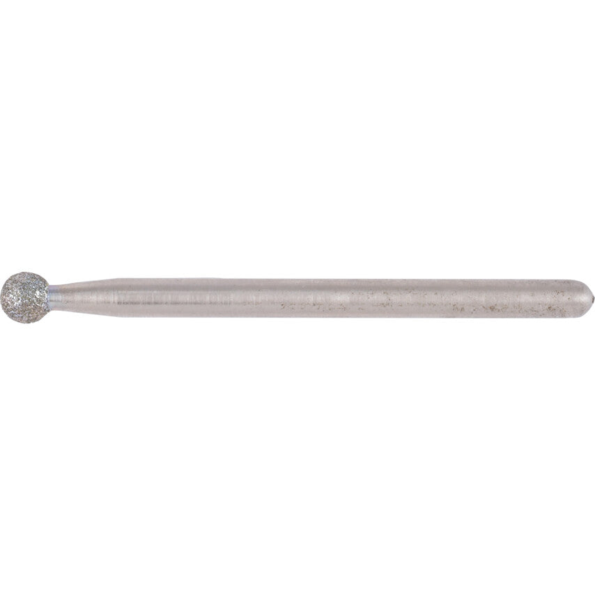 D4, Rotary Burr, Diamond, Single Cut, 4mm, Ball