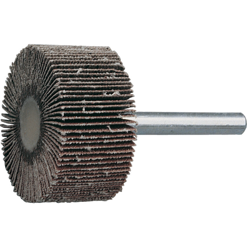 Flap Wheel, 50 x 40mm, P120, Aluminium Oxide, 6mm Shank