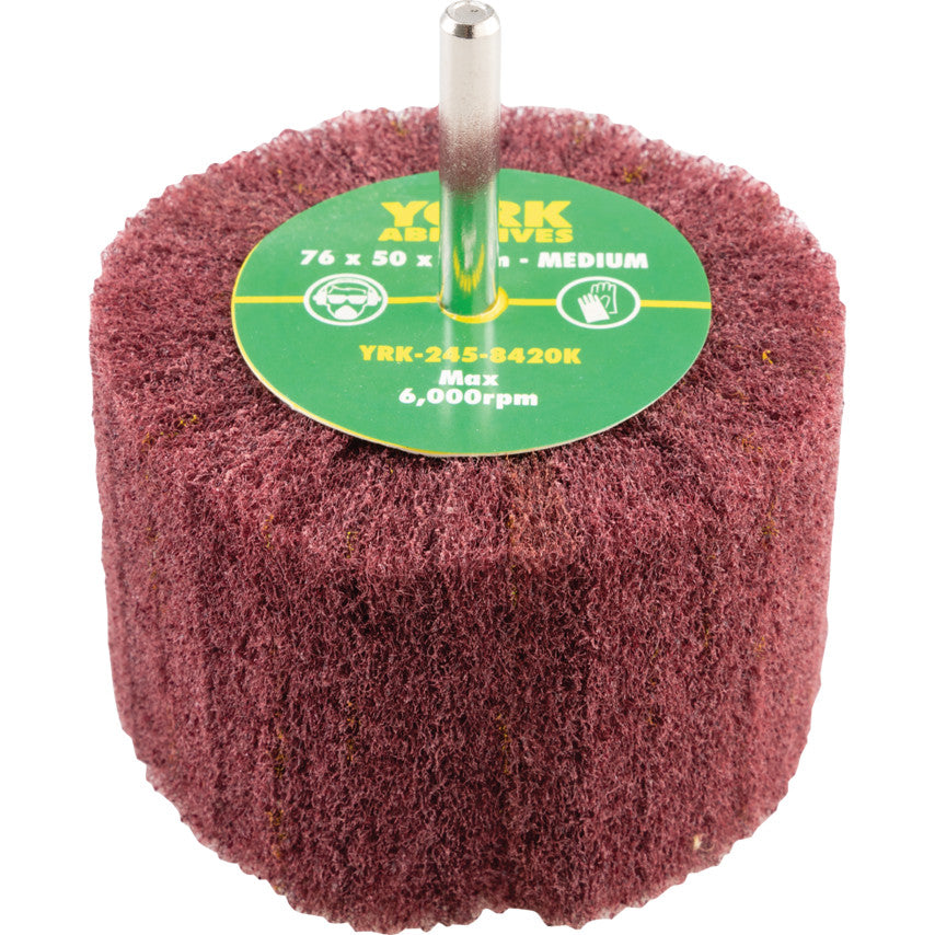 76x50x6mm NYLON FINISHING WHEEL MEDIUM