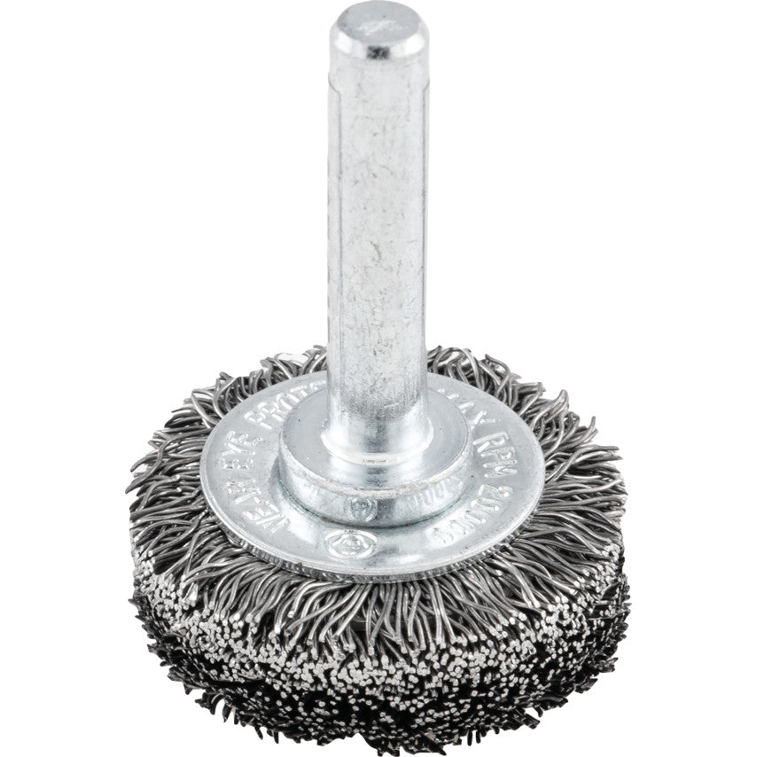 40x13.5mm Shaft Mounted Rotary Wire Brushes 30SWG.