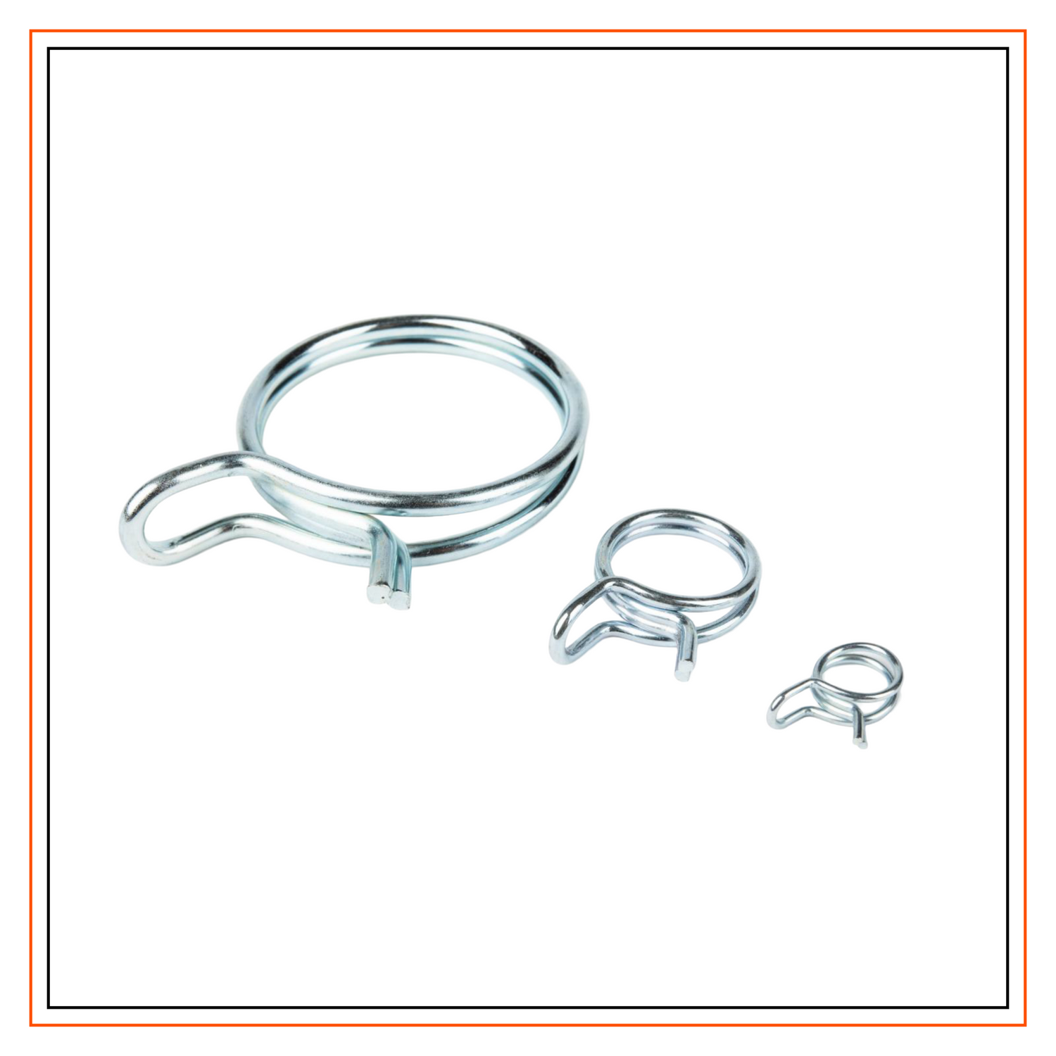 Self-Tightening Hose Clamps