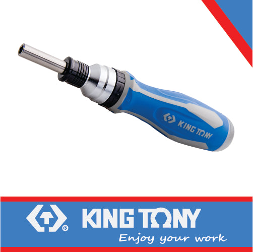 Bit Holder Screw/D 1/4"dr Ratchet 8pce King Tony