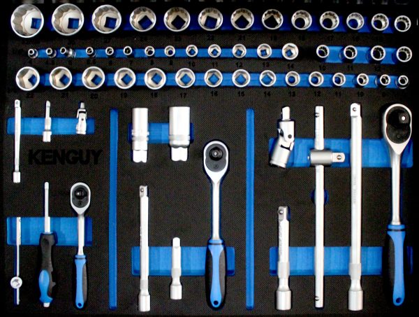 Kenguy 155-Piece 6-Drawer Mobile Tool Chest