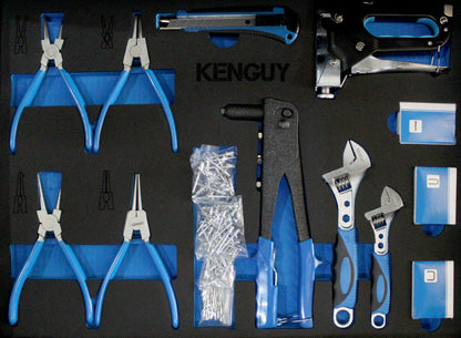 Kenguy 155-Piece 6-Drawer Mobile Tool Chest