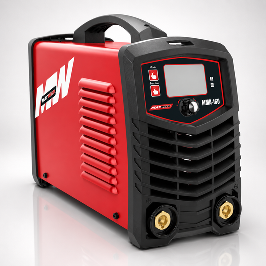 MatWeld Welder Inverter 160 AMP In Aluminium Case