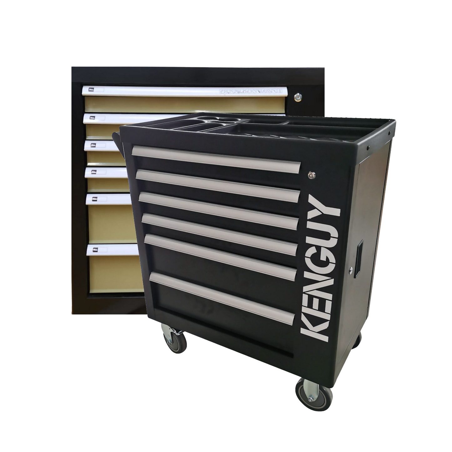 Kenguy 155-Piece 6-Drawer Mobile Tool Chest