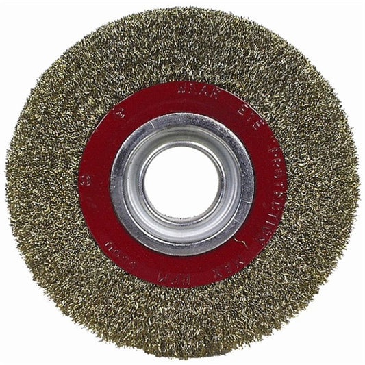 Wire Wheel Bore 30.00mm 200 X 25 Wheel Brass/Pl