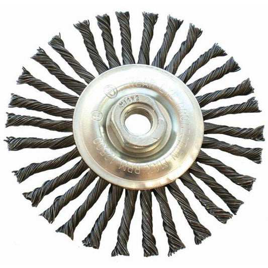 Wire Wheel Bore M14 Thread 115mm Twisted Plain