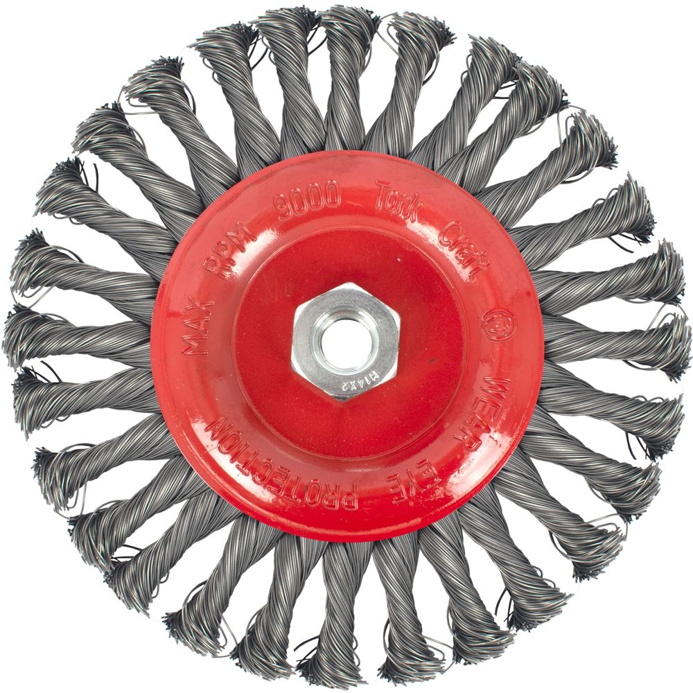 Wire Wheel Bore M14 Thread 175mm Twisted Plain