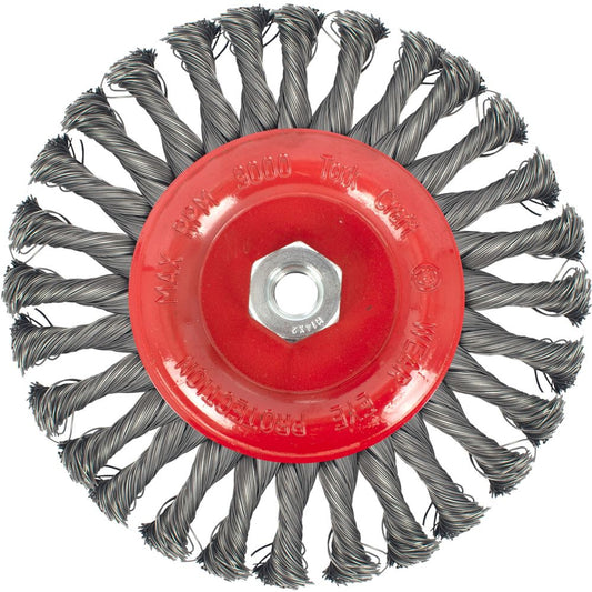 Wire Wheel Bore M14 Thread 175mm Twisted Plain