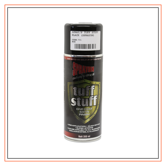 Spray/P Tuff Stuff Black (Sprayon)