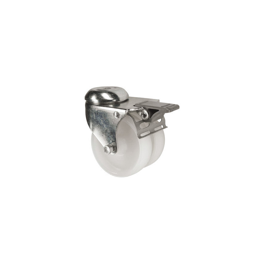 Castor, Twin, Swivel, 75mm, 100kg Load Capacity