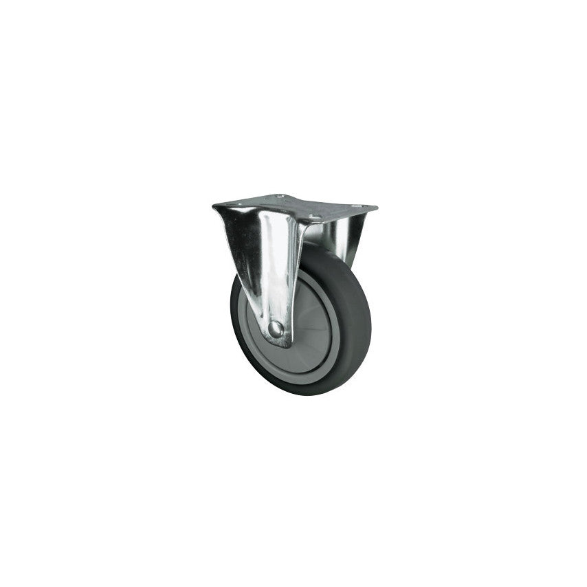 Castor, Fixed, 75mm, 80kg Load Capacity