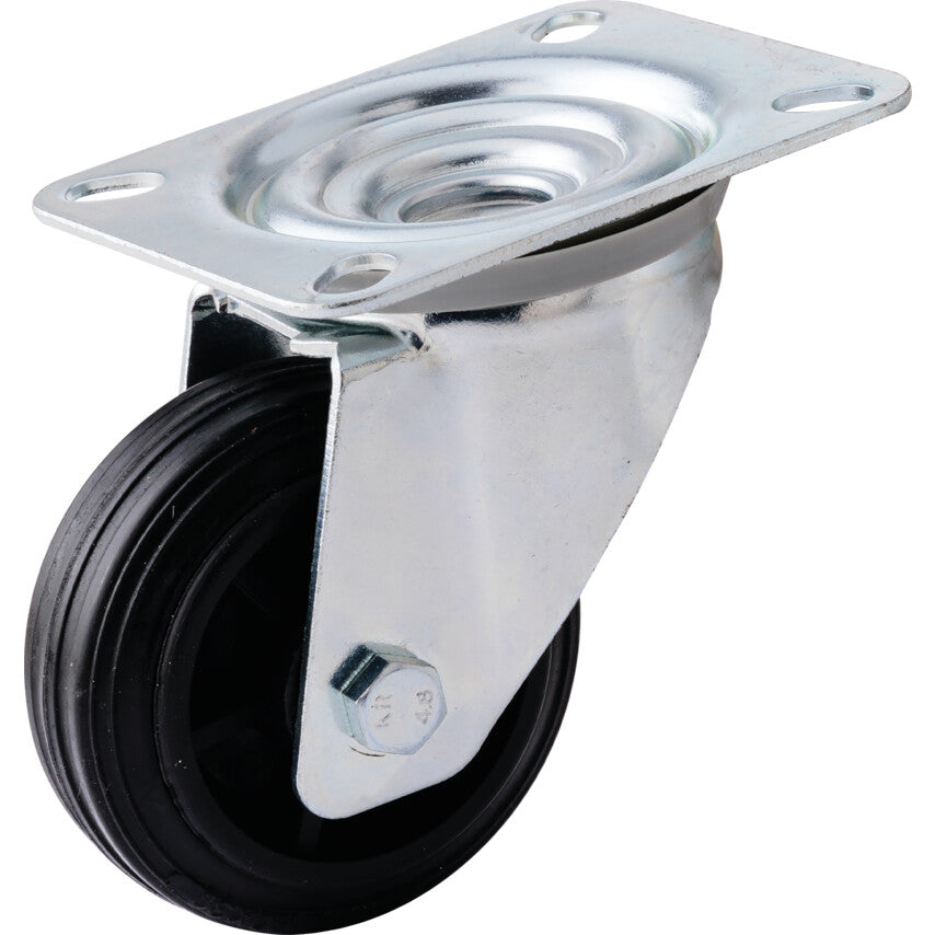 Castor, Swivel, 80mm, 50kg Load Capacity