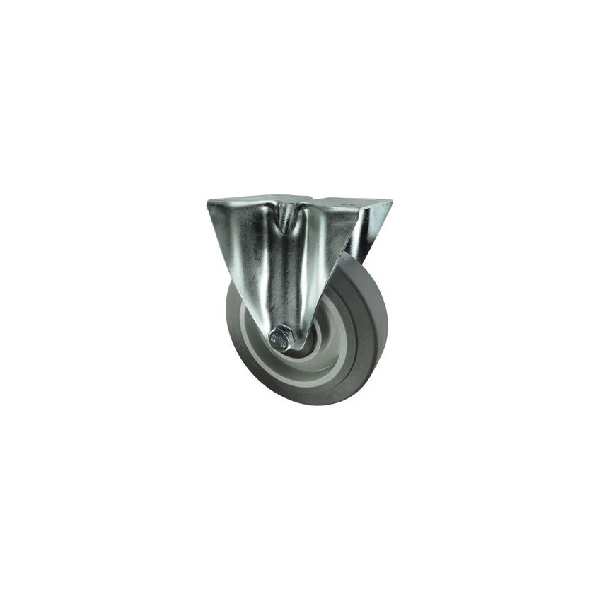 Castor, Fixed, 100mm, 125kg Load Capacity