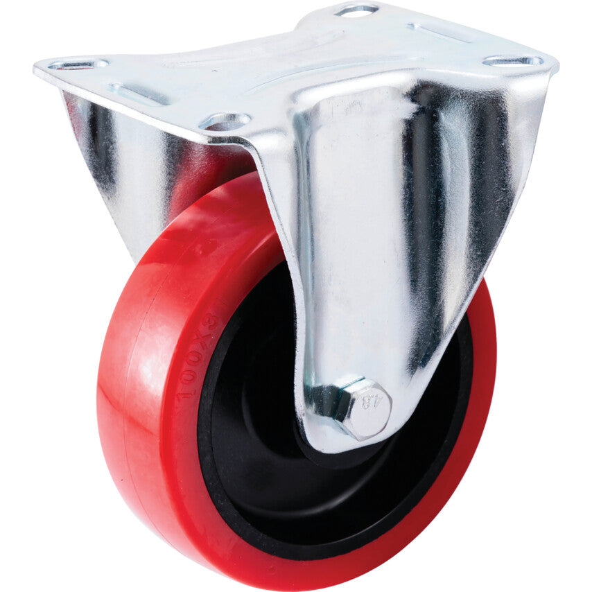 Castor, Fixed, 100mm, 150kg Load Capacity