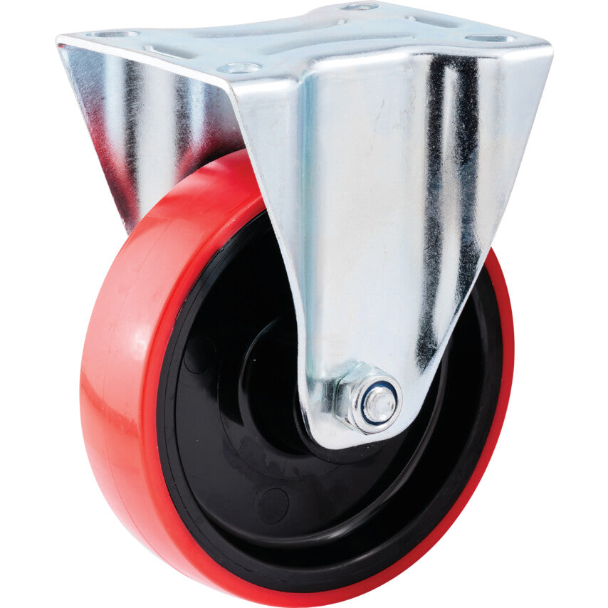 Castor, Fixed, 125mm, 200kg Load Capacity