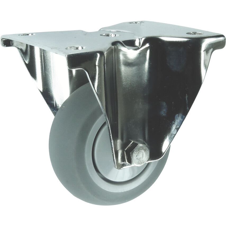 Castor, Fixed, 100mm, 85kg Load Capacity