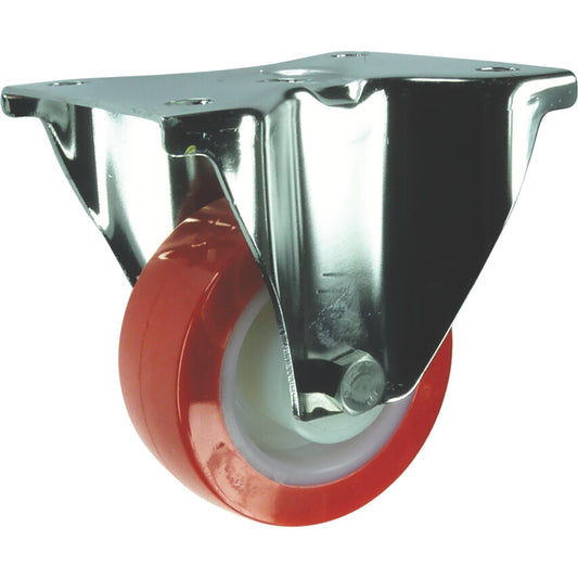 Castor, Fixed, 200mm, 370kg Load Capacity