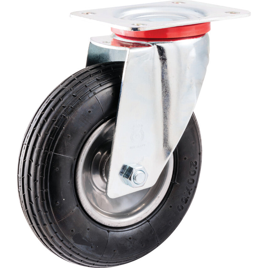 Castor, Swivel, 200mm, 75kg Load Capacity