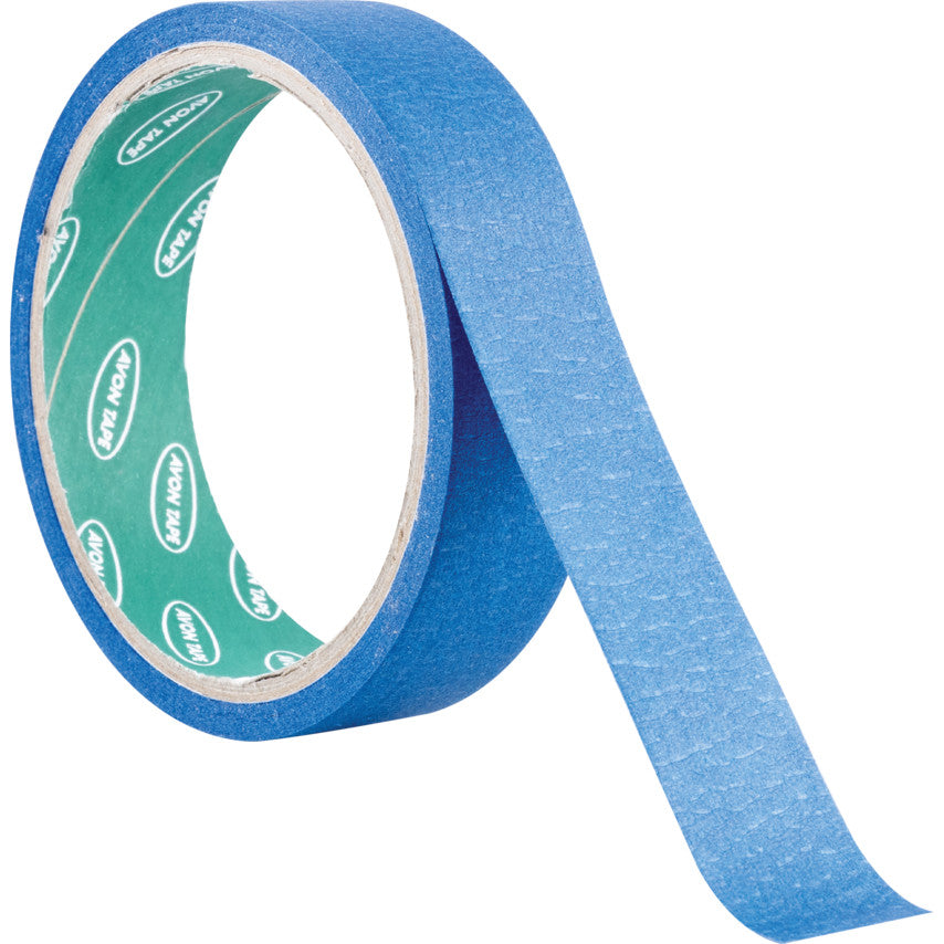 Masking Tape, Crepe Paper, 25mm x 10m, Blue
