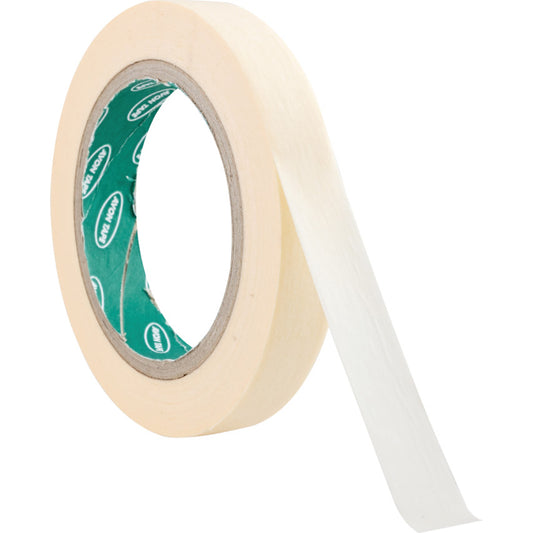 Masking Tape, Crepe Paper, 19mm x 50m, Cream