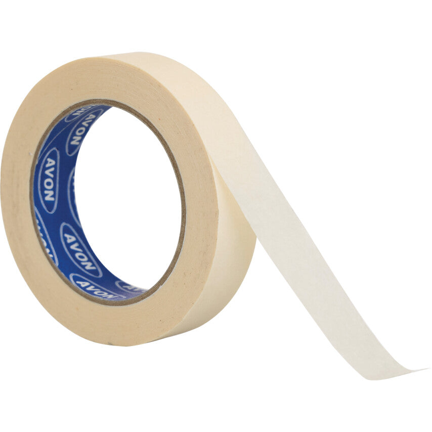 Masking Tape, Crepe Paper, 25mm x 50m, Cream