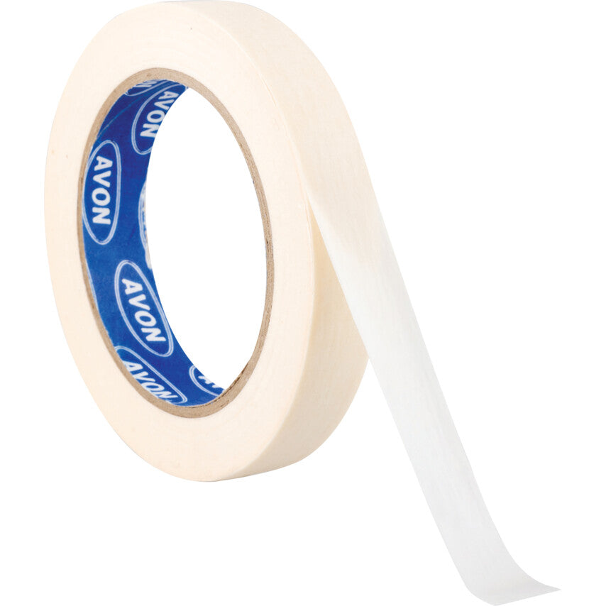 Masking Tape, Crepe Paper, 19mm x 50m, Cream