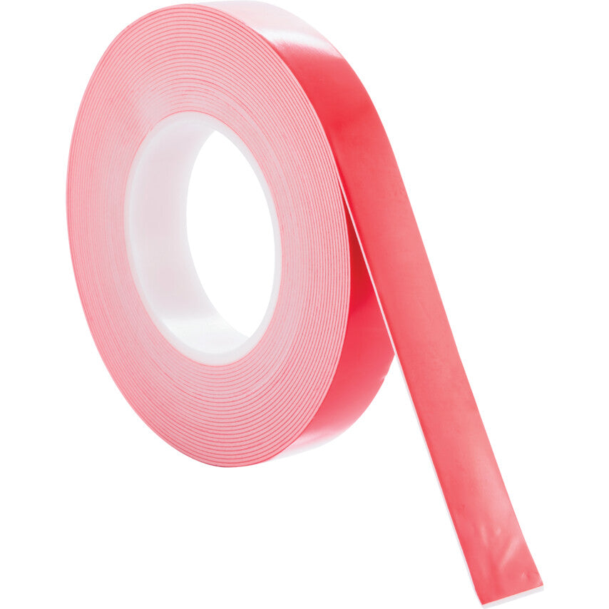 Hi-Bond Double Sided Tape, Foam, White, 25mm x 10m x 1.1mm, Acrylic, Pack of 1