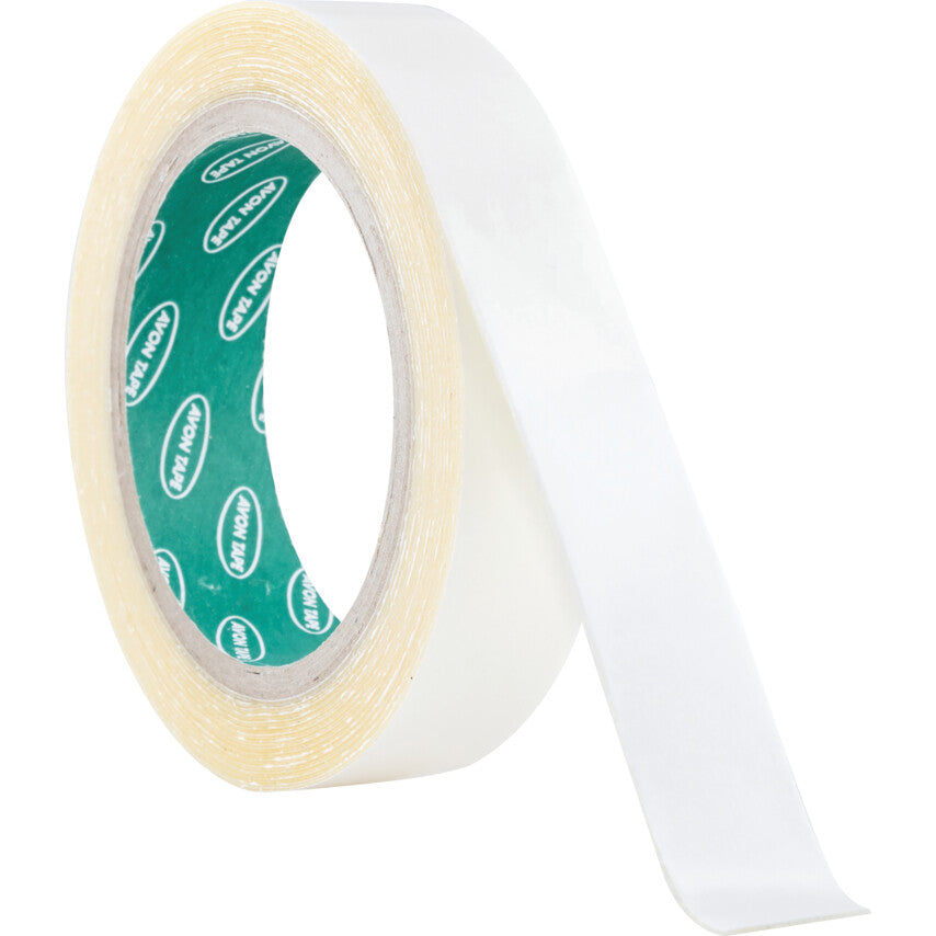 Double Sided Tape, White, 25mm x 5m, Pack of 1