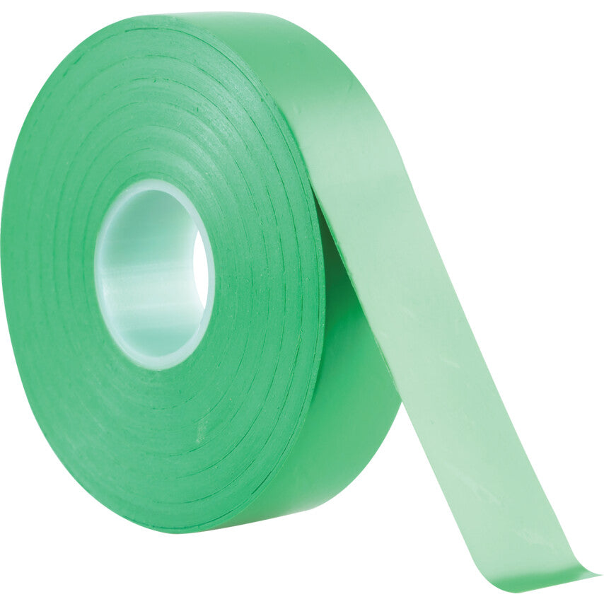 Electrical Tape, PVC, Green, 25mm x 33m, Pack of 1
