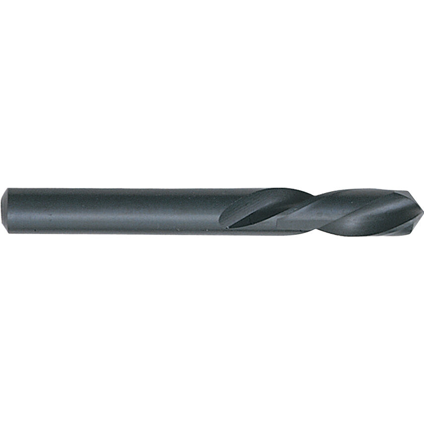 S100, Stub Drill, 3/8in., High Speed Steel, Black Oxide