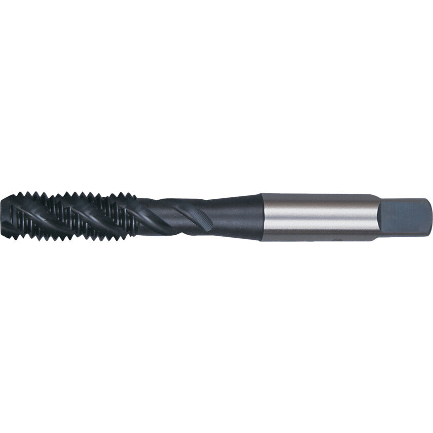 Machine Tap, M8 x 1mm, Metric Coarse, Spiral Flute, High Speed Steel, Steam Tempered