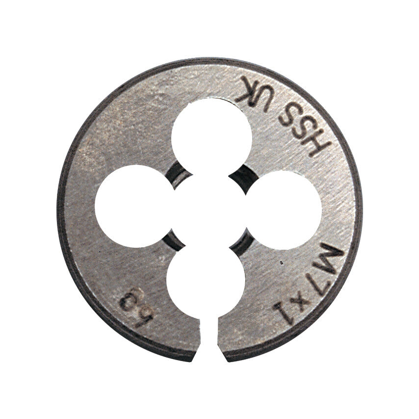 Metric Coarse, Threading Die, M6 x 1, High Speed Steel, Right Hand