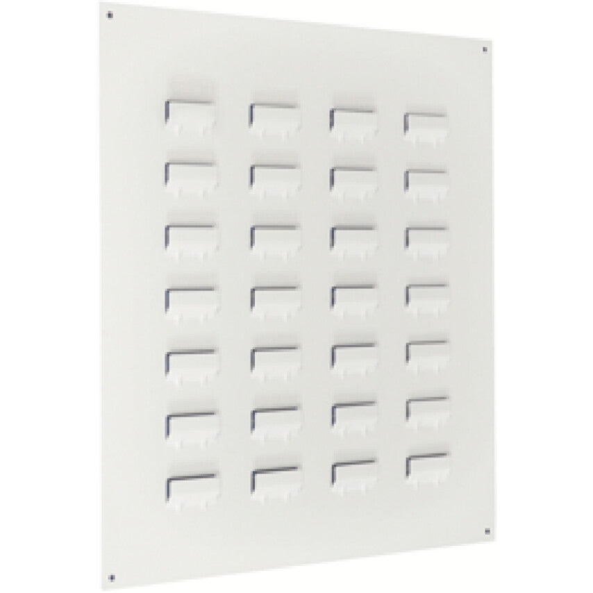 Steel, Louvre Panel Rack, Grey, 457mm x 436mm