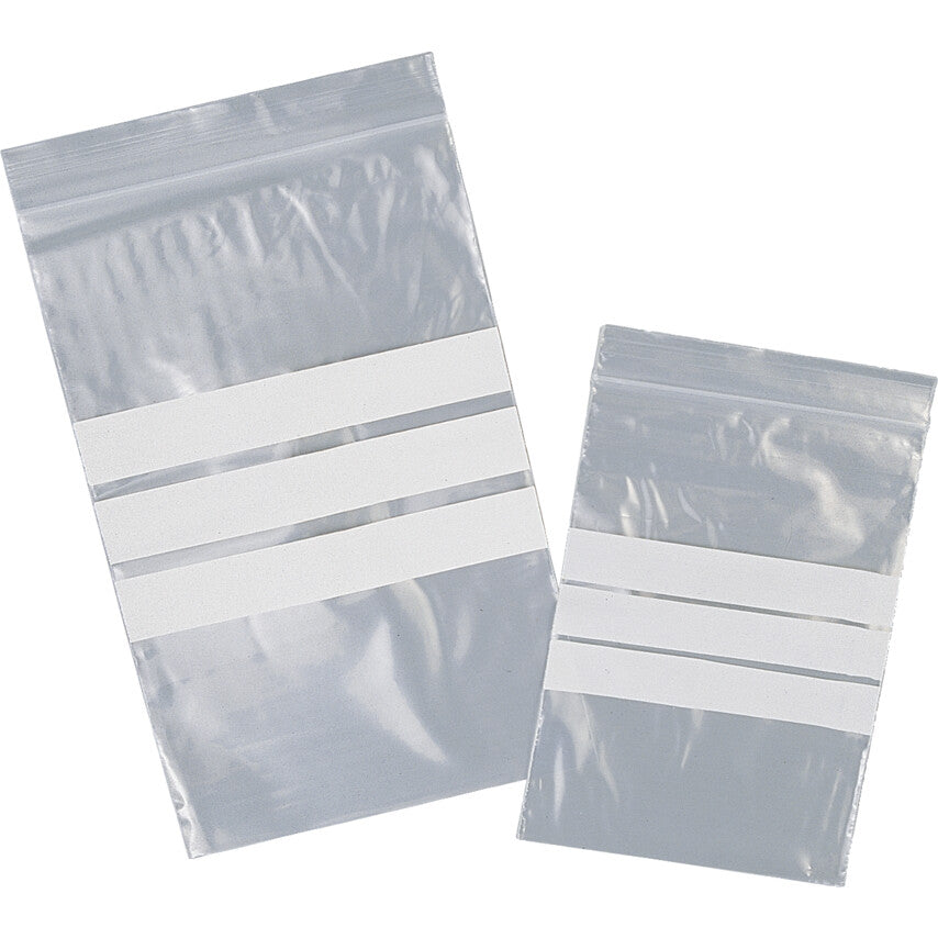7.1/2"x7.1/2" Write-On Grip seal Bags, PK-1000