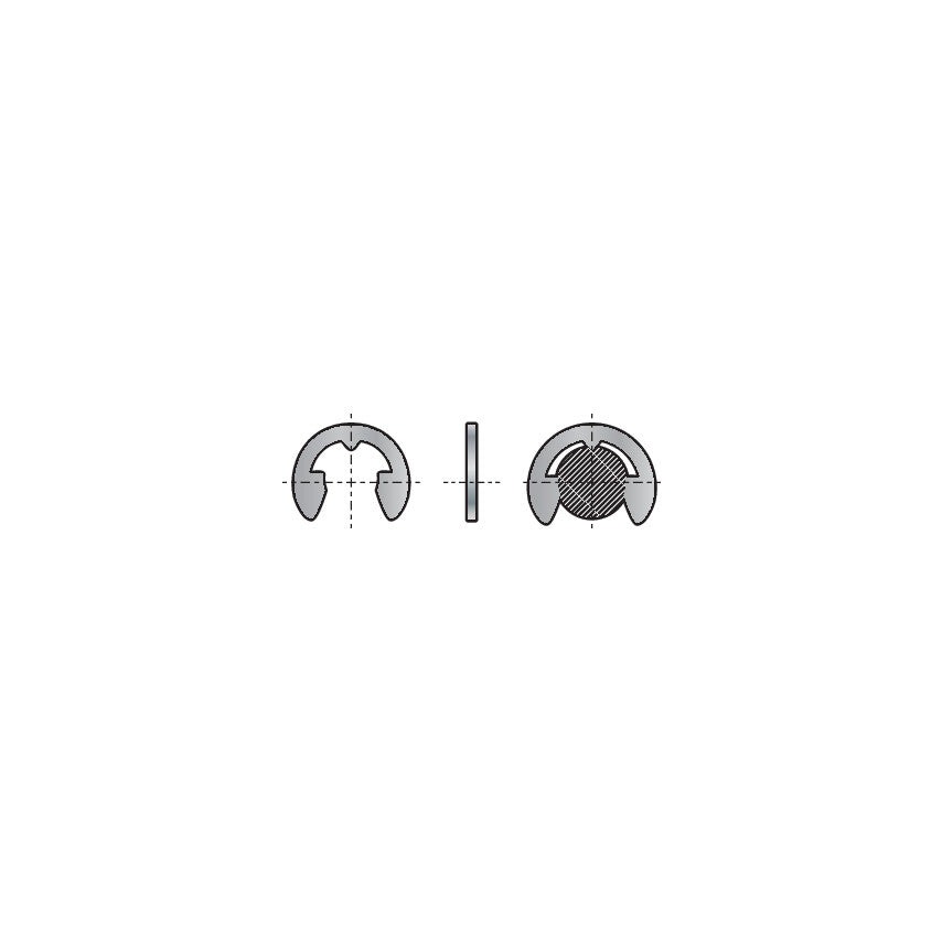 DIN 6799 'E' CLIPS (PK-100) 6mm
