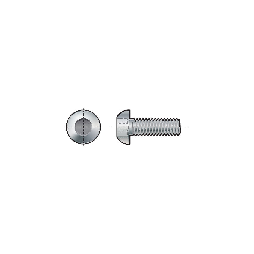 NO.10UNFx1/2 SKT BUTTON HEAD SCREW (GR-10.9)