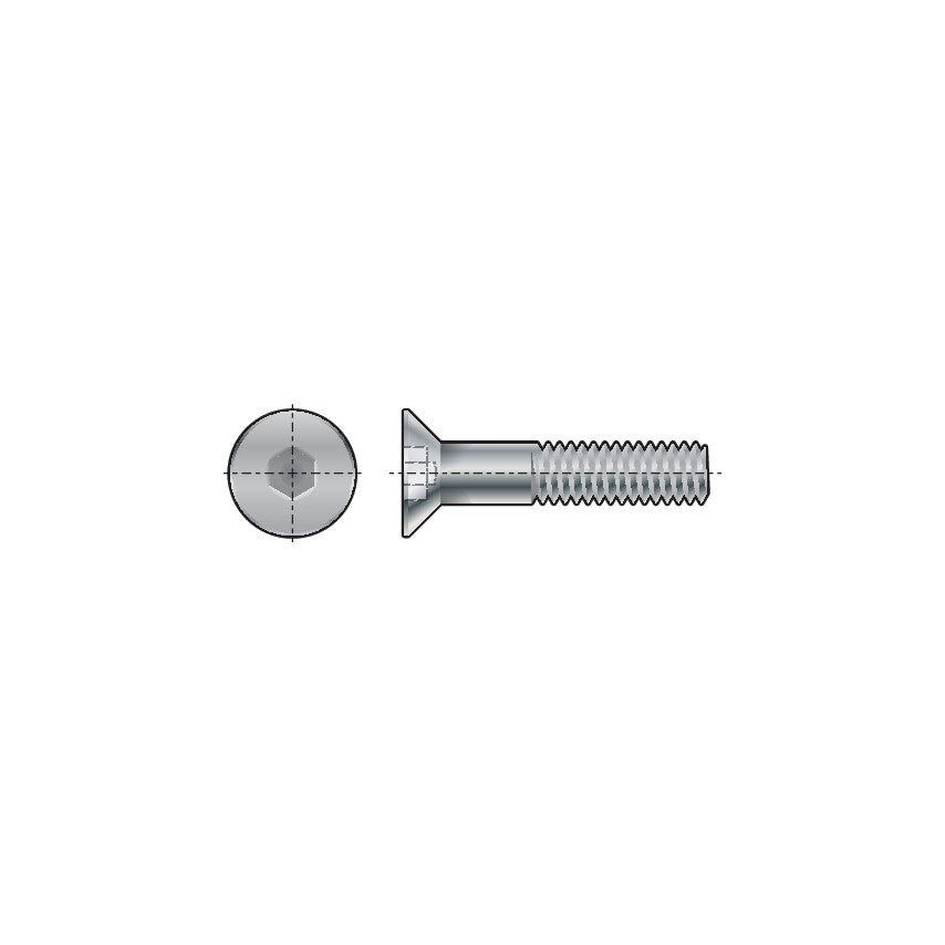 No.10UNC x 1. Socket Countersunk Head Screw , GR-10.9