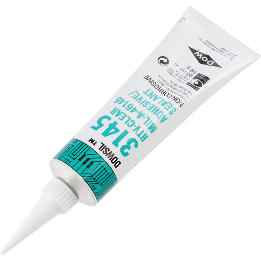 3145 RTV, Adhesive Sealant, Tube, 90ml, Clear