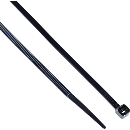 Cable Ties, Black, 3.6x140mm (Pk-100)