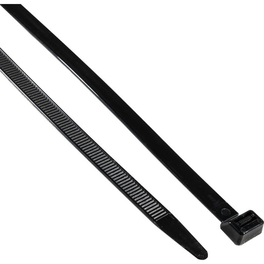 Cable Ties, Black, 12.7x580mm (Pk-100)