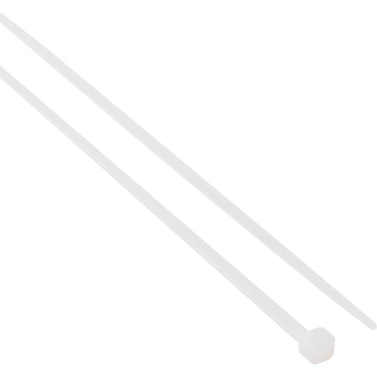 Cable Ties, Natural, 3.6x370mm (Pk-100)