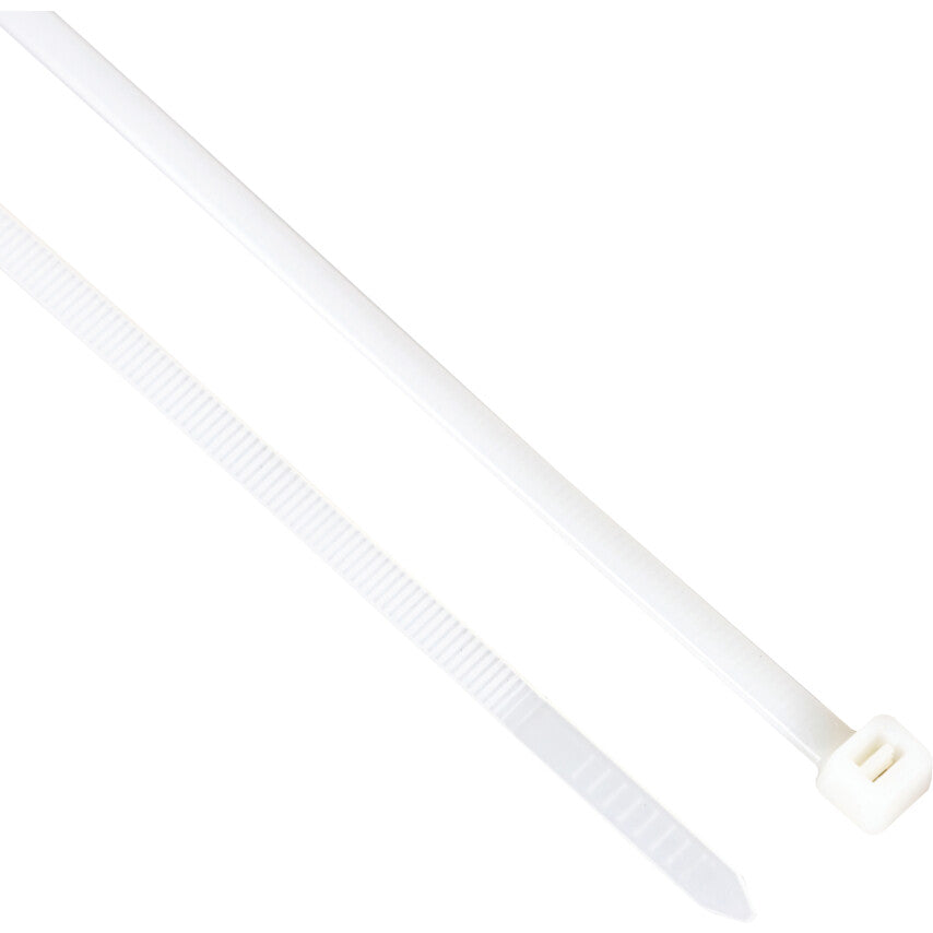 Cable Ties, Natural, 4.8x200mm (Pk-100)